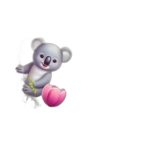 animal, creature, staff, 3d render transparent PNG cut-out