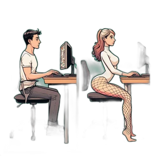 furniture, dress, robot, concept art transparent PNG cut-out