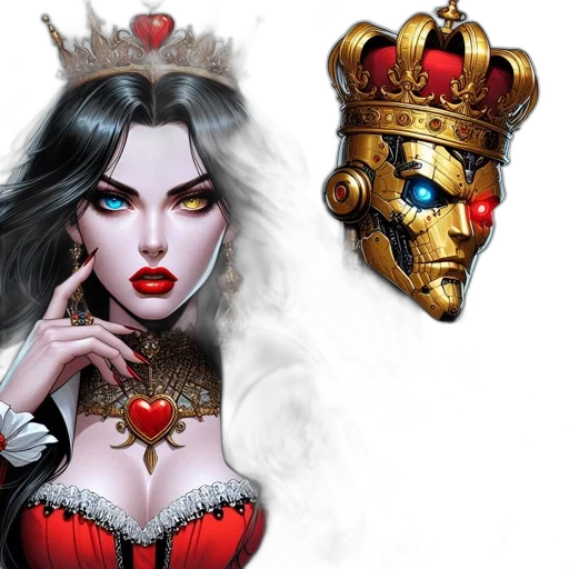 crown, jewelry, mask, fantasy art transparent PNG cut-out