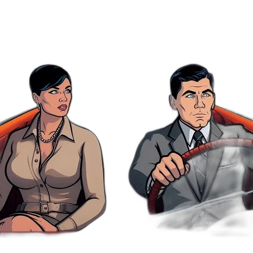 comic book art, concept art, cartoon, 3d render transparent PNG cut-out