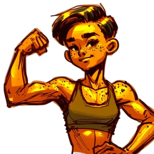 concept art, cartoon, comic book art, pixel art transparent PNG cut-out