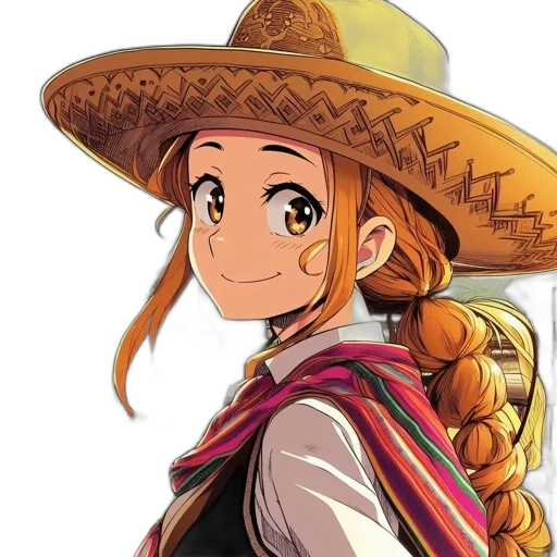 hat, staff, face, crown transparent PNG cut-out