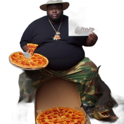 food, concept art, man, hat transparent PNG cut-out