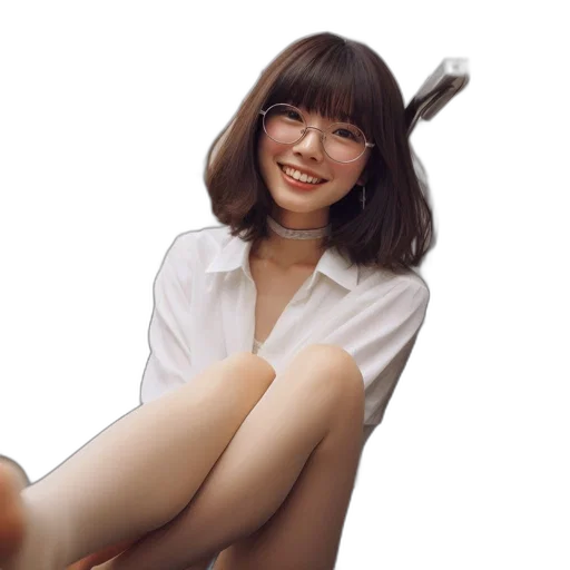 hair, staff, umbrella, weapon transparent PNG cut-out