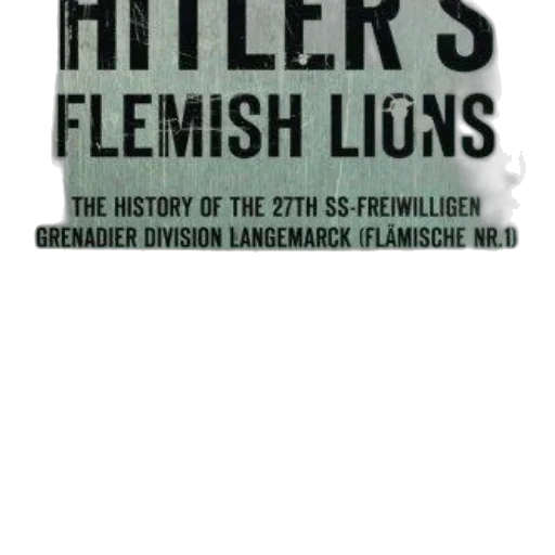 cover, hitler, flemish, lions transparent PNG cut-out