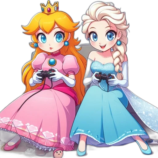dress, crown, pixel art, concept art transparent PNG cut-out