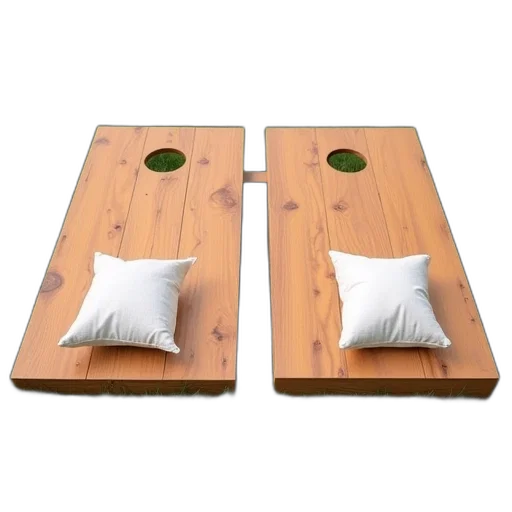 furniture, 3d render, photorealistic, cornhole transparent PNG cut-out