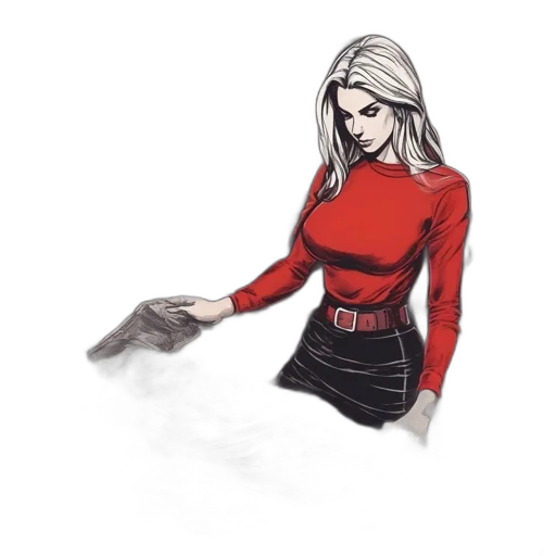 dress, jacket, staff, jewelry transparent PNG cut-out