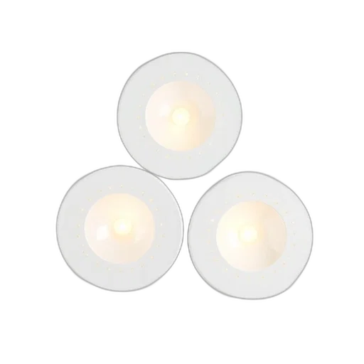 jewelry, three, white, circular transparent PNG cut-out