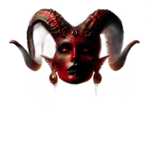 mask, jewelry, creature, face transparent PNG cut-out