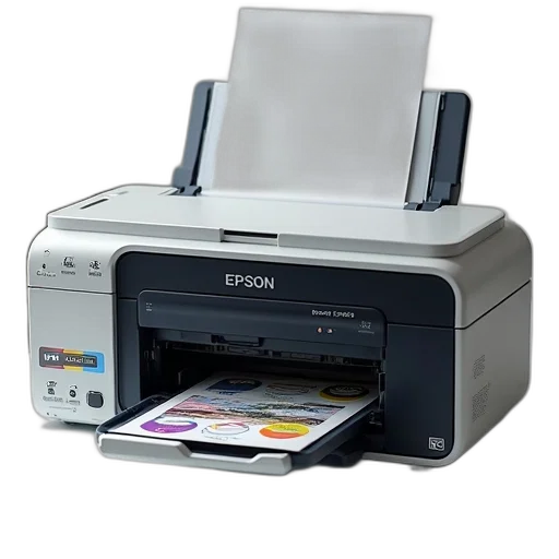 robot, epson, b160, printer transparent PNG cut-out