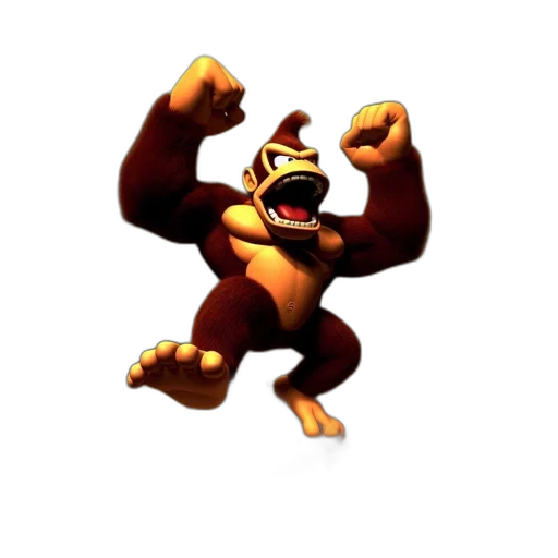 animal, creature, staff, 3d render transparent PNG cut-out