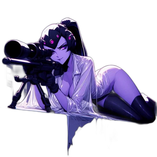 weapon, staff, cyberpunk, concept art transparent PNG cut-out