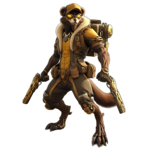 robot, weapon, animal, creature transparent PNG cut-out