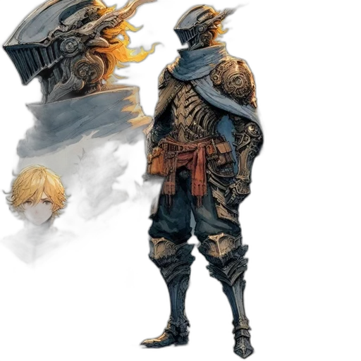 dragon, mask, sword, weapon transparent PNG cut-out