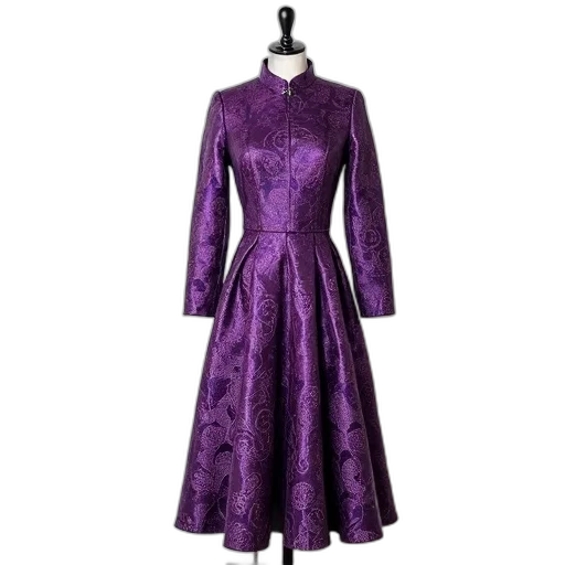 dress, jacket, dark, purple transparent PNG cut-out
