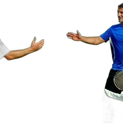 3d render, concept art, two, tennis transparent PNG cut-out
