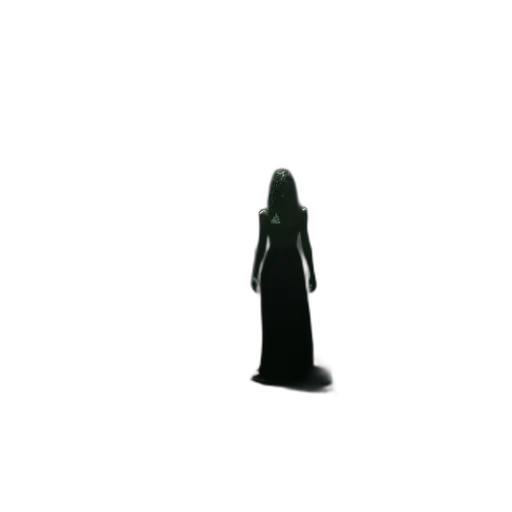 dress, creature, staff, robot transparent PNG cut-out