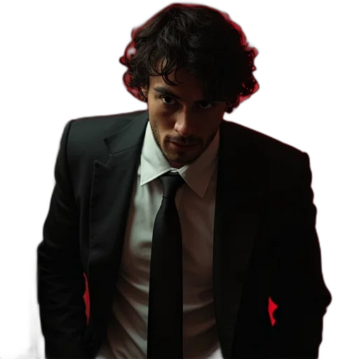 jacket, staff, concept art, photorealistic transparent PNG cut-out