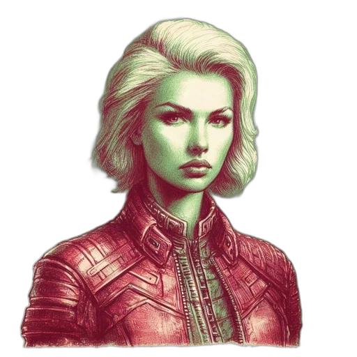 jacket, face, hair, comic book art transparent PNG cut-out