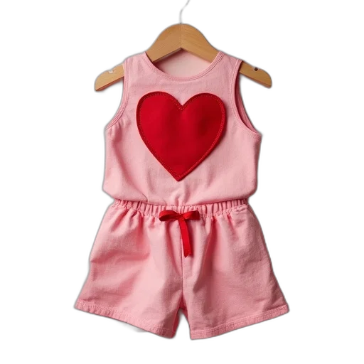 dress, red, heart, tank transparent PNG cut-out