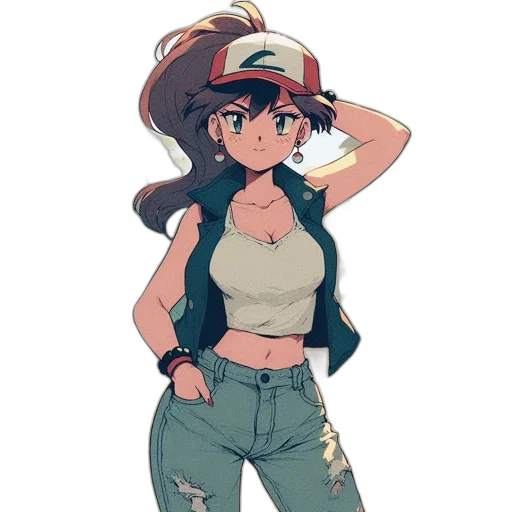 hat, jacket, weapon, staff transparent PNG cut-out