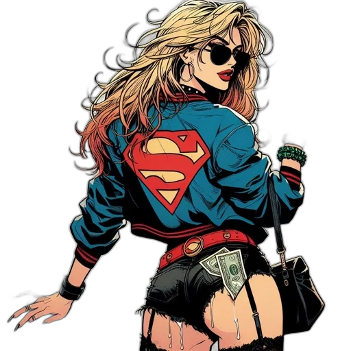 jacket, comic book art, cartoon, concept art transparent PNG cut-out