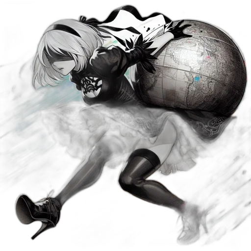 robot, weapon, concept art, fantasy art transparent PNG cut-out