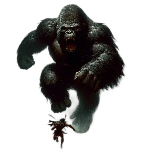 animal, creature, concept art, photorealistic transparent PNG cut-out