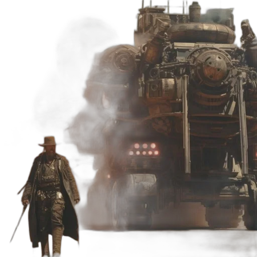 robot, weapon, sword, concept art transparent PNG cut-out