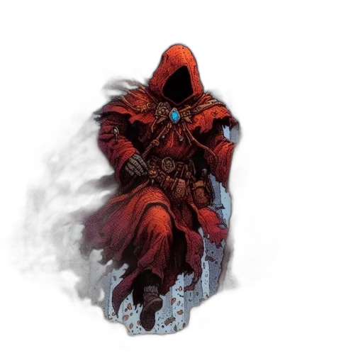 jacket, mask, sword, weapon transparent PNG cut-out