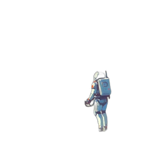 robot, sword, weapon, creature transparent PNG cut-out