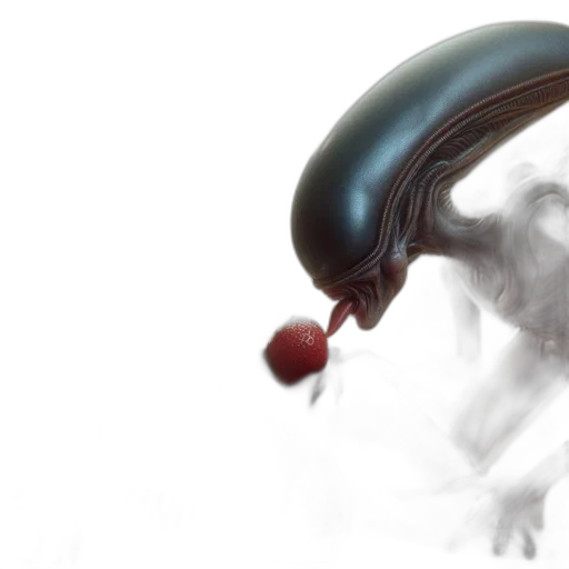 creature, animal, concept art, 3d render transparent PNG cut-out