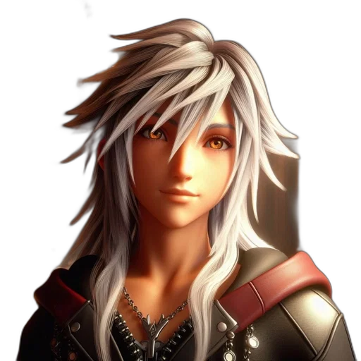 face, hair, jacket, dragon transparent PNG cut-out