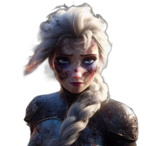 face, dragon, staff, robot transparent PNG cut-out