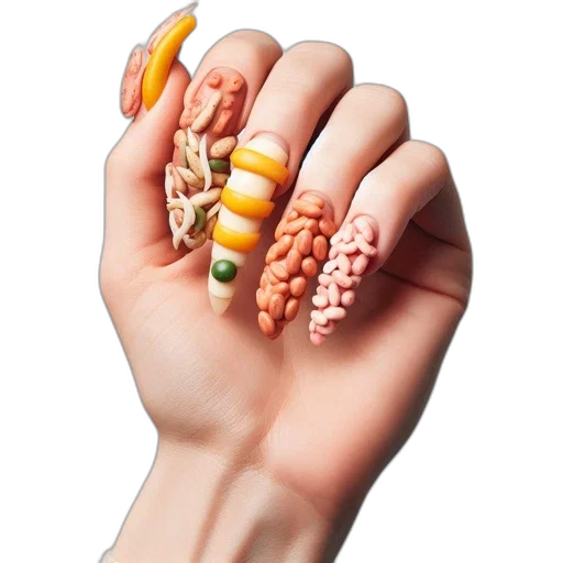 jewelry, food, hand, showcases transparent PNG cut-out