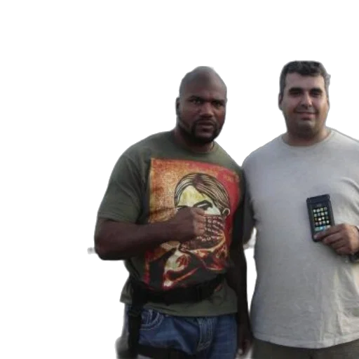 staff, two, men, pose transparent PNG cut-out