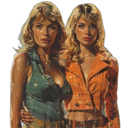 jacket, comic book art, concept art, oil painting transparent PNG cut-out