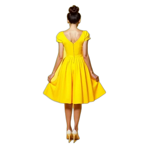 dress, 3d render, photorealistic, concept art transparent PNG cut-out