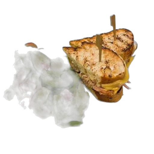 food, jacket, weapon, photorealistic transparent PNG cut-out