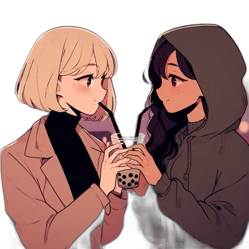 bottle, jacket, anime, pixel art transparent PNG cut-out