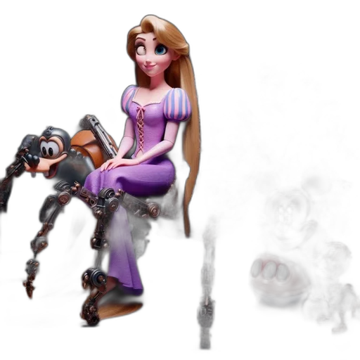 robot, staff, weapon, concept art transparent PNG cut-out