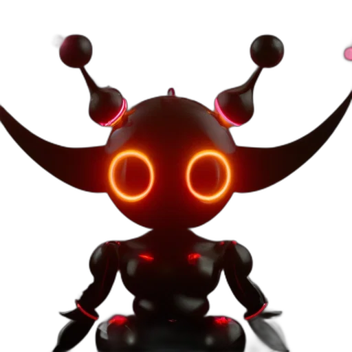 robot, creature, staff, mask transparent PNG cut-out