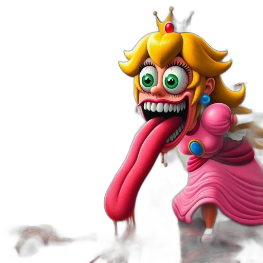 creature, dress, mask, staff transparent PNG cut-out
