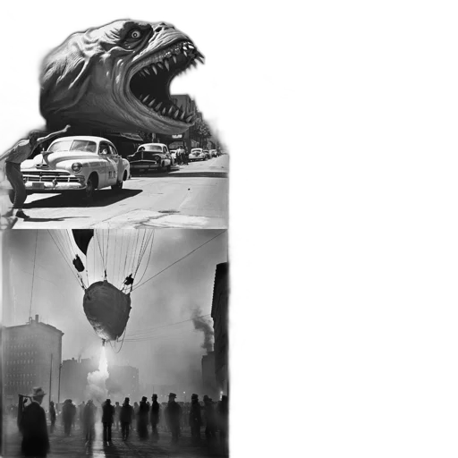 car, creature, dragon, shoes transparent PNG cut-out