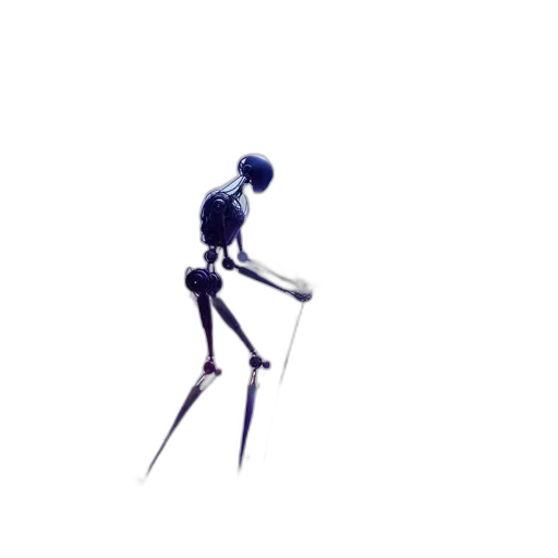 robot, staff, sword, weapon transparent PNG cut-out