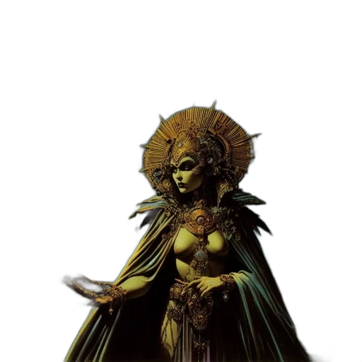 staff, jewelry, crown, mask transparent PNG cut-out