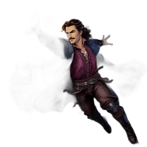 staff, jacket, dragon, sword transparent PNG cut-out