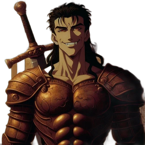 sword, weapon, staff, face transparent PNG cut-out