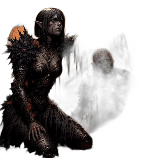 creature, concept art, fantasy art, comic book art transparent PNG cut-out